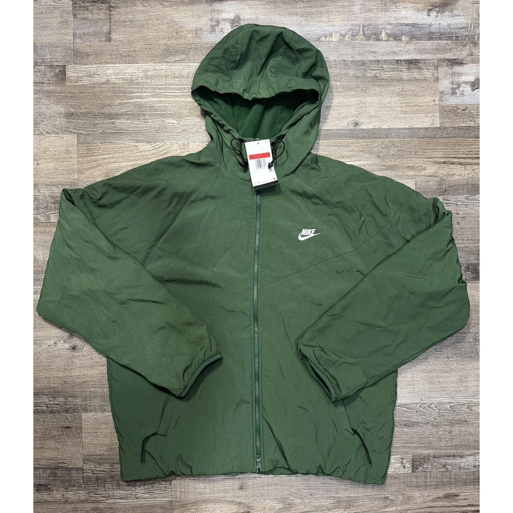 Nike Sportswear Windrunner Winter Hooded Jacket Green FB8618-323